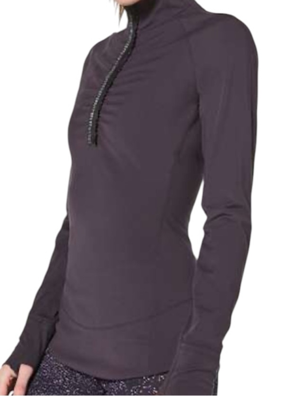 adidas Women's Plum Quarter-Zip Long Sleeve Training Top